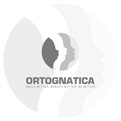 ORTOGNATICA abstract ai branding care community design doctor face global healthy human illustration logos ortog skincare trademark vector