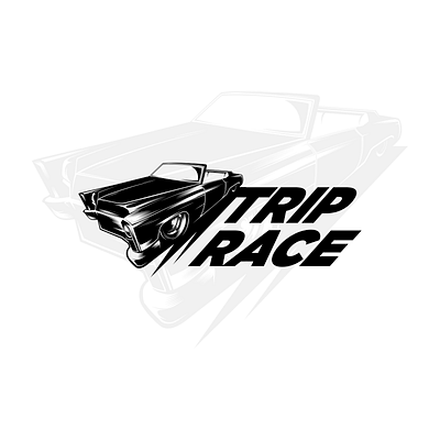 TRIP RACE abstract automotive car community design global illustrations race vector