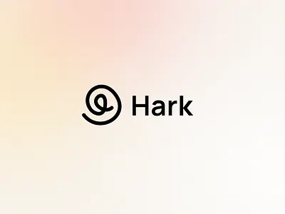 Hark — Logo, visual identity, corporate brand design brand branding icon identity logo logo design logo designer logo mark logodesign logos logotype mark marketing minimalisticlogo modern logo saas simple logo symbol trust vector