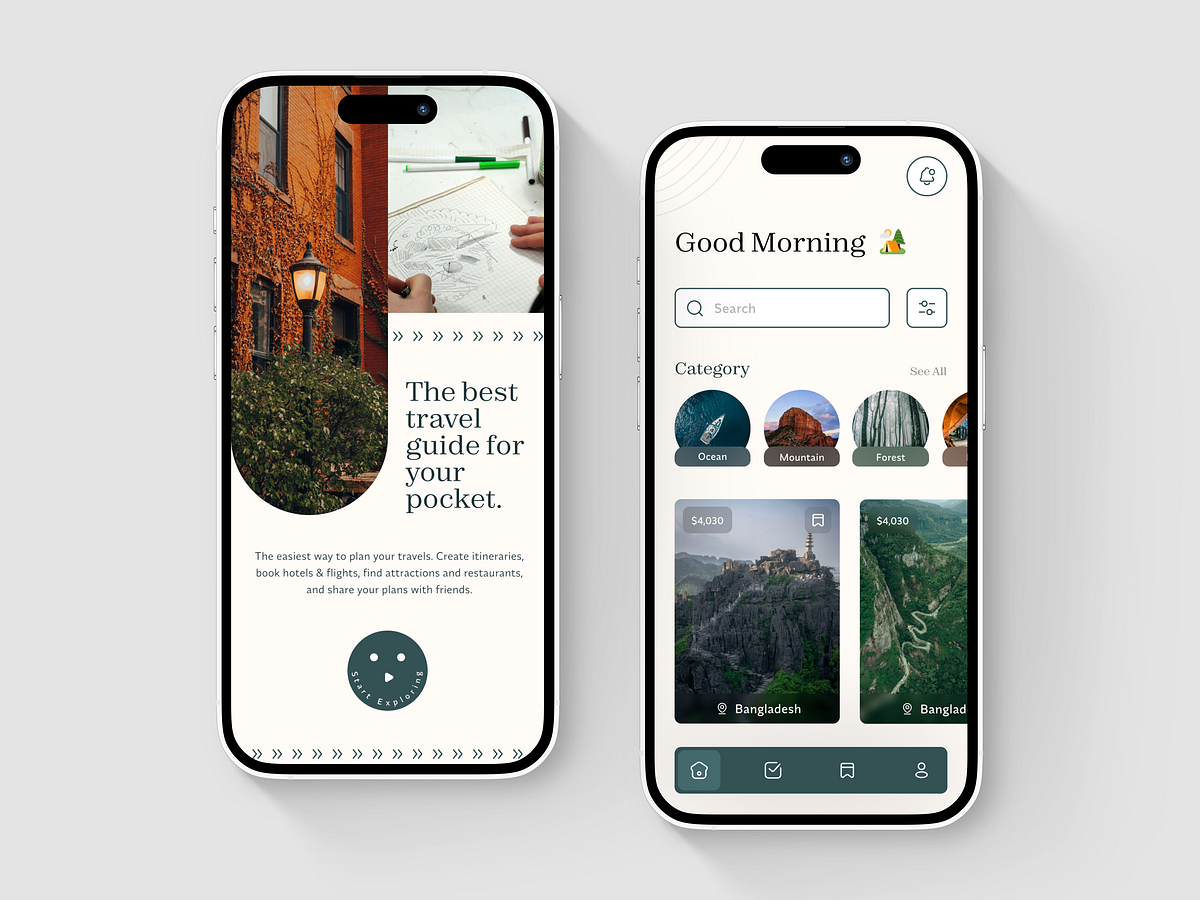 Travel Planning App by Sheikh Jubayer Ahmed Siam on Dribbble