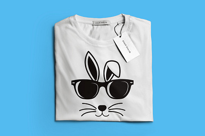 Bunny Face With Sunglasses Happy Easter Men Boys Kids Easter Day bunny face with sunglass cute bunny easter bunny easter day graphic designer tshirt