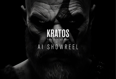God of War Kratos - Father, Warrior, Hero AI Showcase ai artificial intelligence generative ai god of war god of war ragnarok kratos midjourney midjourney ai midjourney v5 motion graphics photography visual design