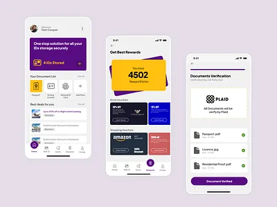 One Click wallet app design application design mobile ui uiux user interface design wallet design