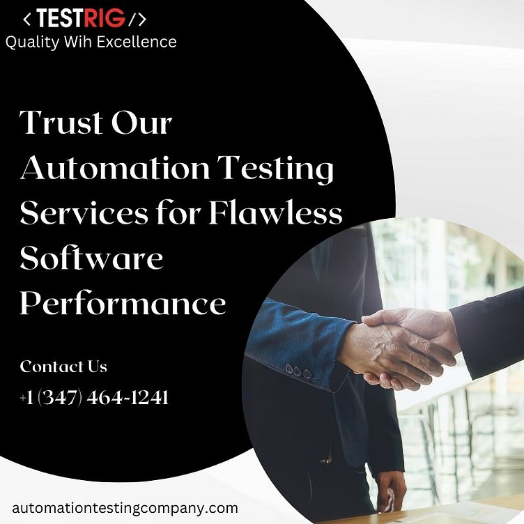 Automation Testing Service Testrig Technologies by Shubhankar on Dribbble