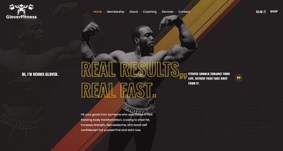 Discover Our Gym Trainer Website design systems workout programs