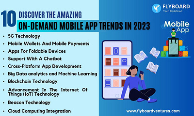 Discover The 10 Amazing On-Demand Mobile App Trends in 2023 branding mobile app trends mobile apps