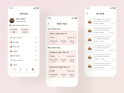 Ride Sharing Application app app development app design appdesign mobileappdesign branding design graphic design illustration logo ui ux