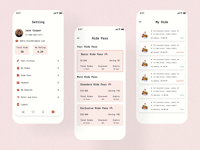 Ride Sharing Application app app development app design appdesign mobileappdesign branding design graphic design illustration logo ui ux