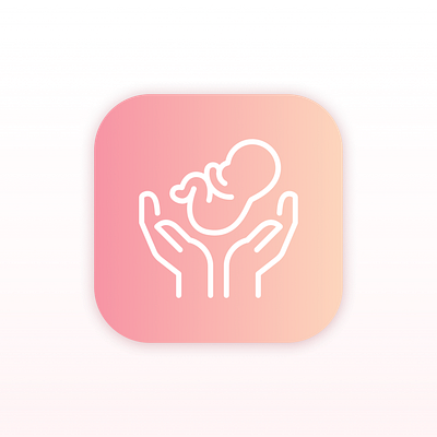 Icon for the baby care app app branding design graphic design illustration logo ui