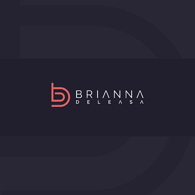 Updated Personal Branding for Brianna Deleasa design logo