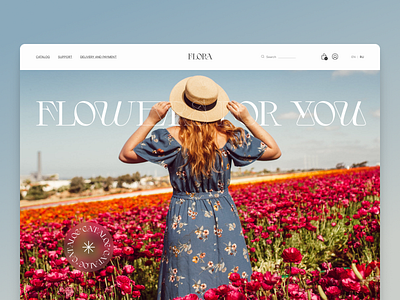 Flora design inspiration ui ux webdesign