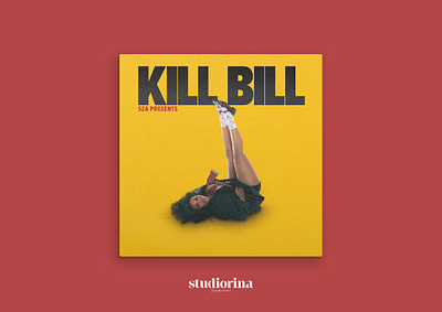 SZA - Kill Bill Coverart by Studiorina album albumcover artwork brand branding cover coverart design graphic design merch music