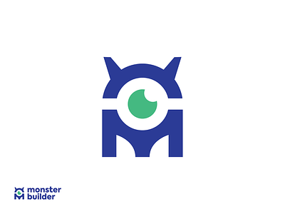 Monster Builder symbol 3d 3d printing branding builder cnc design logo logodesign logodesigner machining mark metal monster prototyping singapore symbol