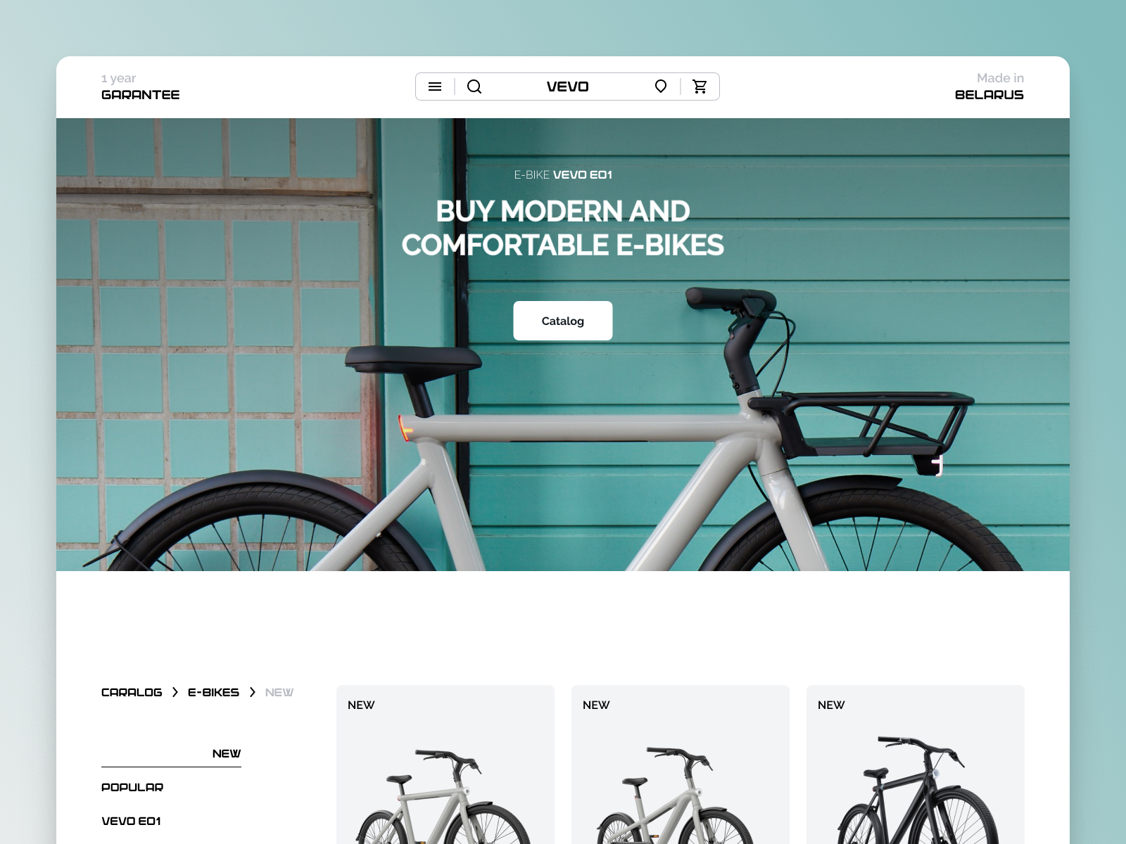 VEVO E-BIKES by Uladzimir on Dribbble