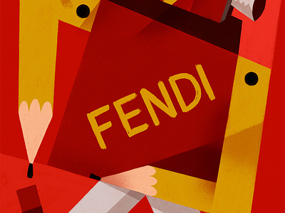 FENDI Kids - Illustration Journey by Riccardo Guasco on Dribbble