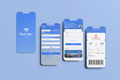 Air Travel Document Mobile Design design interaction design ui ux