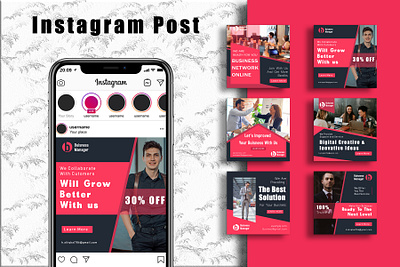 Social Media Posts Portfoilo branding design instagram post motion graphics so