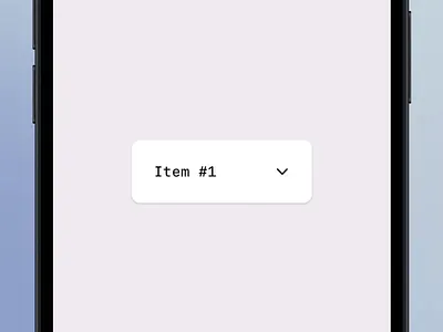 Select Menu Interaction in SwiftUI animation design interaction ios iosdev motion prototype prototyping swift swiftui ui uidesign