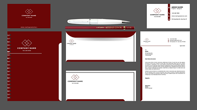 I will provide branding stationery and full brand identity app business card envelope letterhead stationery