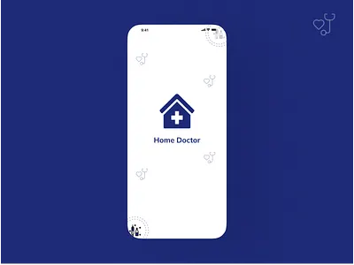 Home Doctor - Online Doctor Appointment App app branding design illustration logo typography ui vector