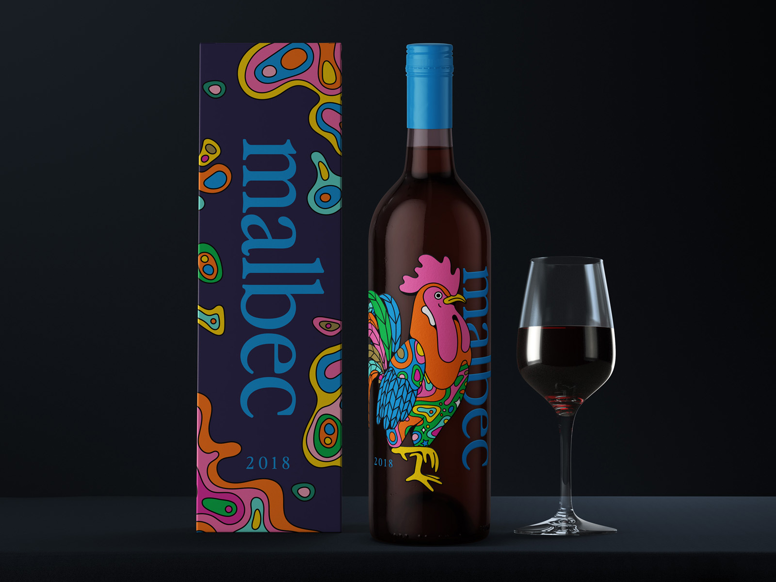 LIMITED EDITION WINE LABEL ILLUSTRATION & PACKAGING DESIGN By ...