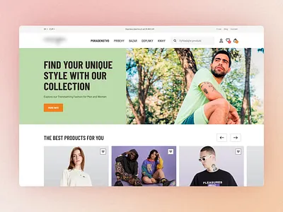 E-Commerce Homepage ecommerce stylish