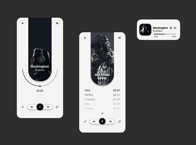 Music App UI Design animation app dailyui design figma figmatutorial graphic design illustration music app musicappui typography ui uiinspiration ux