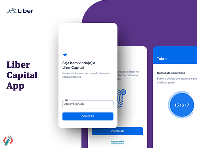 Liber id mobile app app design figma mobile product design ui ux