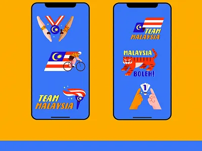 Snapchat Olympic Stickers for Malaysia