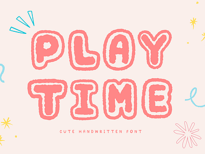 PLAY TIME back to school font cute font cute handwritten font display font font handwriting font handwritten font kids font play time