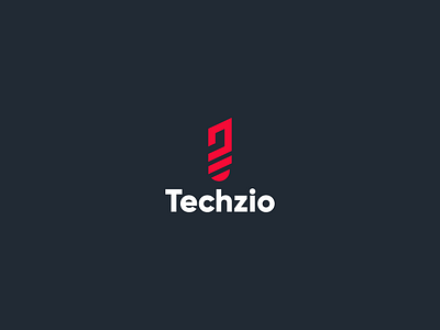 Techzio abstract brand brand identity branding brandmark creative design graphic graphic design identity logo logo design logomark minimalism minimalist tech logo techzio vector wordmark