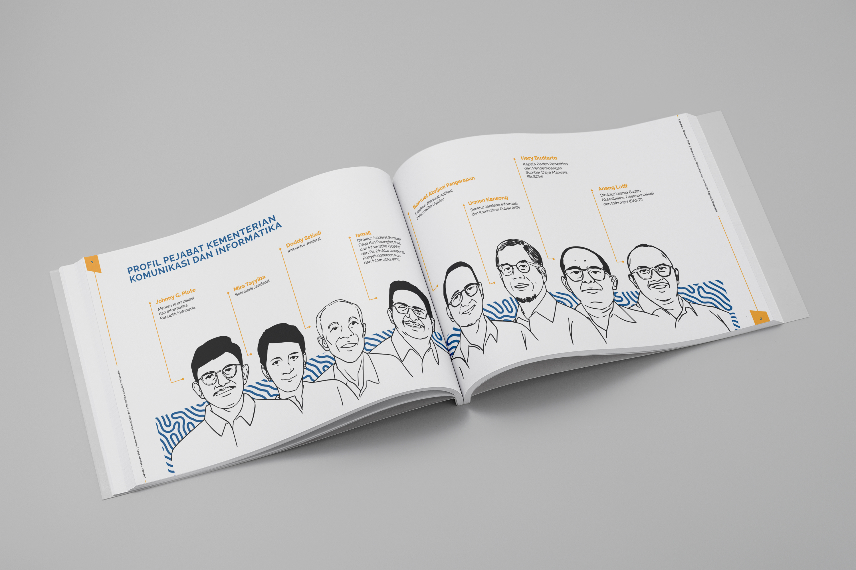 ANNUAL REPORT - KOMINFO annual report branding coffee design graphic design illustration logo typography ui ux vector