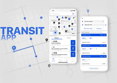 Transit App | Travel App app design app design service app development mobile app design