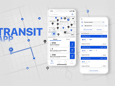 Transit App | Travel App app design app design service app development mobile app design