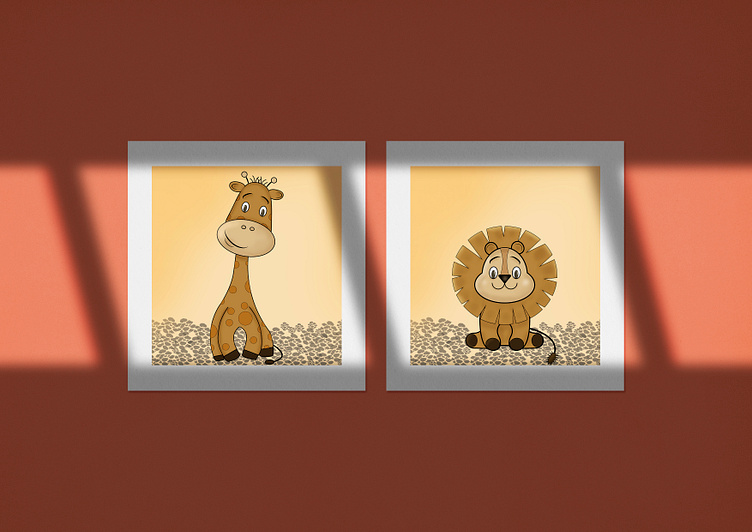 Digital Wall Art for Children Bedroom by Andreea Ionita on Dribbble