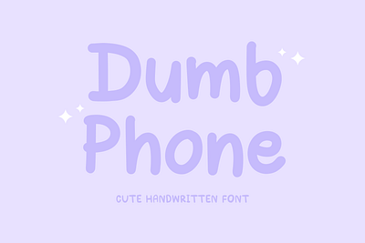 DUMP PHONE cute font cute handwritten font dumb phone feminine font fun font handwriting font handwritten font playful font fun font