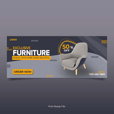 Furniture Product Banner banner ad banner design branding business logo cafe logo caffee logo custom banner design emblem logo furniture banner graphic design illustration logo motion graphics product banner design ui web banner