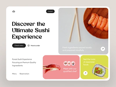 Sushi Web Design afghanistan delivery eat food food delivery food web design japanese food landing page landing pages sushi sushi web design ui ui design web web design website website design website hero