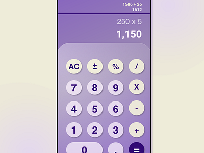 Day004: Calculator 004 calculator dailychallenege dailyui design designer figma ui ux