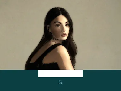 Portrait Practice_ Deva Cassel_01 digital art illustration