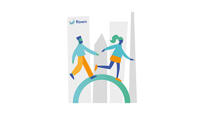 Flown - illustration branding design graphic design illustration