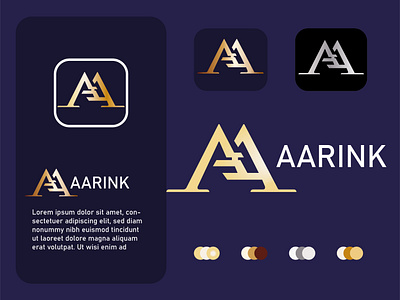 AA logo | Letter logo | Minimal logo | Branding brand design branding design graphic design illustration letter logo logo