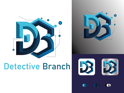 DB logo | Letter logo | Minimal logo | Branding brand design branding design graphic design illustration letter logo logo