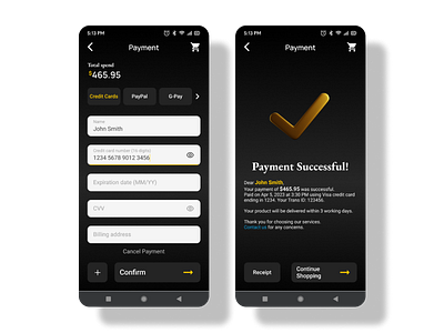Designing an Effective Credit Card Checkout Page: Key Elements a androiad app app screen dailyui design process design showcase figma mobile ui uiux