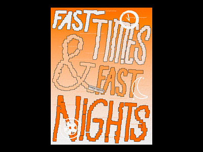 Sabrina Carpenter "Fast Times" — Lyric Poster design handlettering illustration letter poster poster design print print design type typo typography