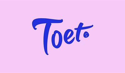 Memorable, slick and energetic. The new TOET Identity branding graphic design logo