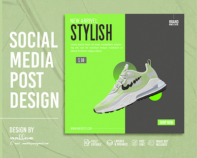 shoes social media post design advertising ari banner branding design facebook post instagram post media nike post shoe shoes snackers social