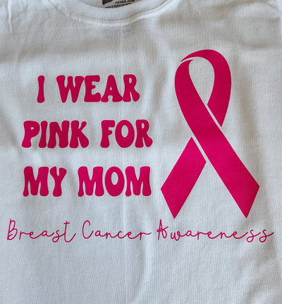 Breast Cancer Awareness Shirt Design breast cancer awareness design graphic design illustration ribbon shirt design typography