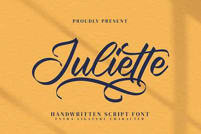 Juliette - Handwritten Script Font hand