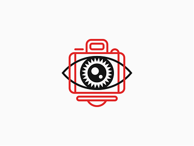 Third Eye branding camera concept design double meaning eye geometric geometry graphic design lens line lineart logo photographer photography